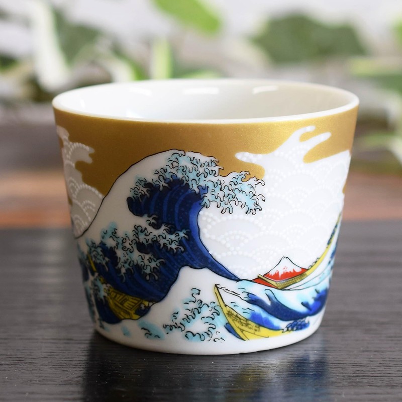 Sobachoko Stylish Tableware, Kutani Ware, Soba Boar, Wave Pottery, Japanese