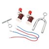 Hoof Shaped Electromagnet Horseshoes Electromagnet for School Physics Experiment