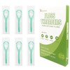 EasyHonor Dental Floss Threaders for Braces, Bridges, and Implants,Green, 210