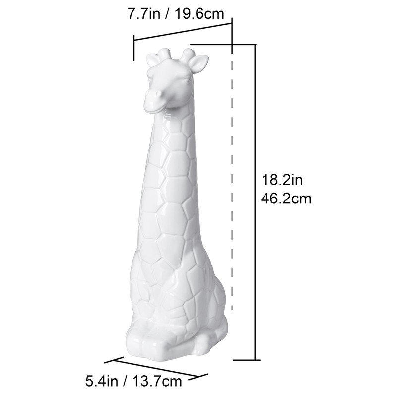 Giraffe Toilet Brush Holder and Brush Set