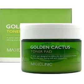 Max Clinic Golden Cactus Toner Pads 60 sheets 1 unit (SH) / 맥스클리닉 골든 선인장 토너 패드 60매입 1개(SH)