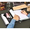 UPRESYE Zippered Padfolio Organizer, Leather Planner Binder, 12.9 Inch Portfolio