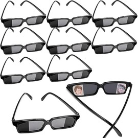 Rear View Mirror Sunglasses Anti Track See Behind You Sunglasses Real Detective Glasses for Escape Room Party Favors Detective Party Supplies (10)