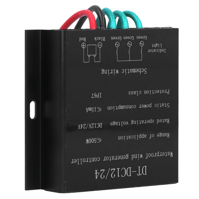 FO5-12/24V 500W Wind Turbine Generator Controller Waterproof Battery Charging Regulator