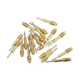 UXCELL 20pcs Watch Band Pin Punch Tool - 0.8mm Dia Brass Link Pin Remover Punch