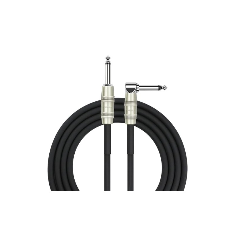 Kirlin Cable IP-202PR-20/BK - 20 pies - Cable de instrumento