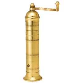 Pepper Mill Imports Atlas Pepper Mill, Brass, 9"