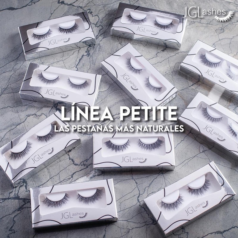 Pestaña petite 6, efecto 3D, largo de 10 mm, reutilizables