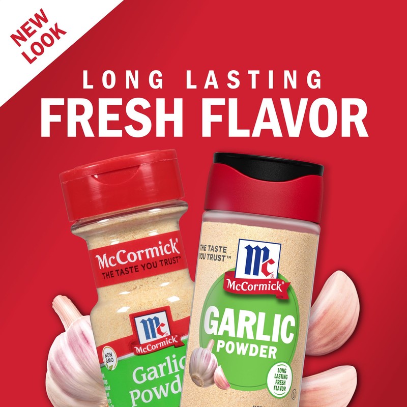 McCormick Garlic Powder, Non GMO, Made from Fresh, Whole Garlic