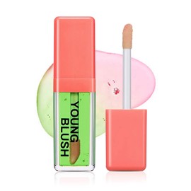 Green Color Changing Blush Oil Liquid Blush Oil for Cheeks Temperature Change Liquid Blusher Oil Blush Stick Long Lasting Moisture Reacts to Your Skin's PH for a Natural Dewy Makeup
