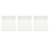 3 PCS Small Security Cameras Wall Shelf with 6 Cable