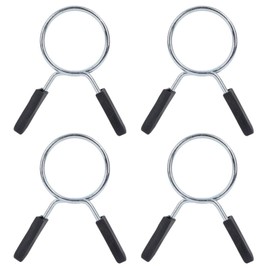 Clip for Barbell Spring, Hard, Rustproof, with Barbell Lock [(4 Pieces) Inner Diameter 50 mm