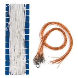 Dr.Fish 100/295ft Trotline Fishing Set up 20/60 Hooks Twine Pre-Rigged Snaps Leader for Traditional Dropline Catfishing Gear Kit Catfish Rig Catfishing Tackle