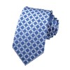 Secdtie Corbata de seda tejida jacquard a rayas grandes para