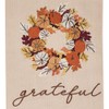 Park Designs Pumpkin Wreath Embroidered Dishtowel Set of 2