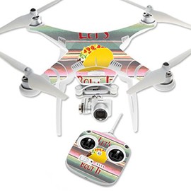 MightySkins Skin Compatible with DJI Phantom 3 Standard – Lets Taco Bout It | Protective, Durable, and Unique Vinyl Decal wrap Cover | Easy to Apply, Remove, and Change Styles | Made in The USA