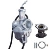 Carburetor with Intake Manifold Boot Replacement for Timberwolf 250 YFB250FW