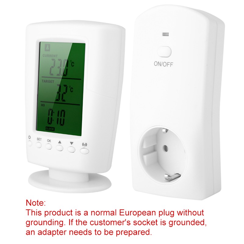 Programmable Wireless Thermostat & Socket Household Intelligent Socket