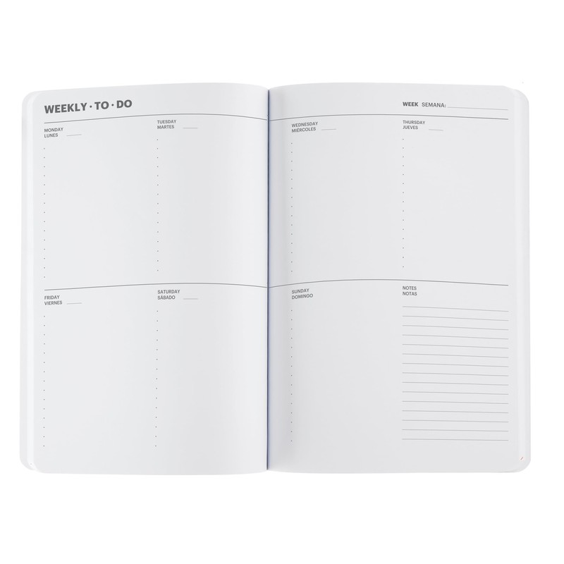 Miquelrius Weekly Planner Notebook A5 with Weekly Planner, Planner TO-DO,
