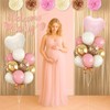 Dusty Pink Baby Shower Decorations for Girl,Welcome Baby Banner with
