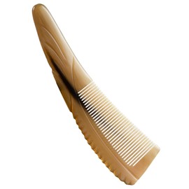 FRCOLOR Comb for Scalp Massage Detangling Tool for Men and Women Natural Cattle Horn Material Anti-static Design Comfortable Grip