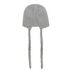 ZLYC Ladies Beanie Hat, Bear Ears Grey