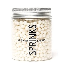 Sprinks Pearls Sprinkles 85 g, 4 mm Size, White