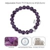 Philip Jones Amethyst Gemstone Bracelet with Elephant Charm Created with