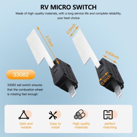 Upgrade 2-Pack 33082 Sail Switch for Atwood RV Furnace DFMD 30131, DFMD30141, DFMD30151, DFMD35111, DFMD35121, DFMD35131, DFMD35141, DFMD35151 - by Gxcdizx