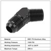 EVIL ENERGY 6AN Male Flare to 1/4" NPT Pipe 45
