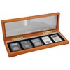 Five Certified / Slab Coin Glass Top Box