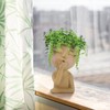 Mannequin Resin Flower Pot Face Flower Pot Garden Decoration