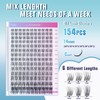 LANKIZ Lash Clusters Kit With Bond and Seal Natural Wispy