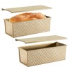 CURTA Commercial Pullman Loaf Pan with Lid 2.2 lb Dough