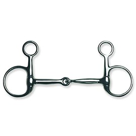 Metalab Bacuher Jointed Eggbutt Snaffle Bit 12mm N/A 5.25