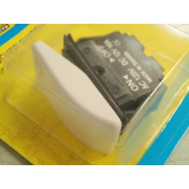 Seachoice ROCKER SWITCH 10811 NON-LIGHTED ON/OFF marine boat rv on off white switch cover