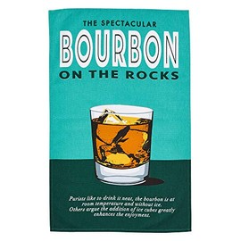 Ulster Weavers Tea Towel-Bourbon (100% Cotton, Turqouise), One Size