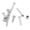 DollaTek 230Pcs M2 304 Stainless Steel Allen Hex Drive Button