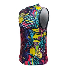 Topeter Youth Kids Padded Shirt w/ Chest Protective Padding for Baseball, Softball Paintball & Lacrosse Ball Catcher Red YXL