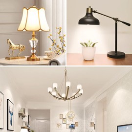 Super Bright E12 LED Bulb, 16W 1500LM Light Bulbs, Natural White 4000K LED Lights Bulbs, CRI80+, 120W Incandescent Bulb Equivalent, E12 Base Non-Dimmable, Suit for Ceiling Fan, Chandelier, Pack of 1