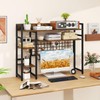 Giantex Desktop Bookshelf, 37" Desk Shelf for Up to 32"