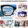 MARE AZZURO Oversized Bifocal Reading Glasses +2.0 Women Blue Light