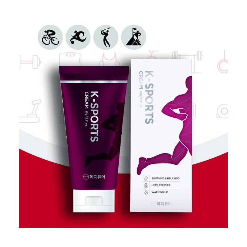 ape [1+1] Thermal sports cream 60ml pre- and post-exercise muscle