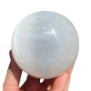 vingardium leviosa VL Selenite Crystal Stone Sphere Ball Polished Natural