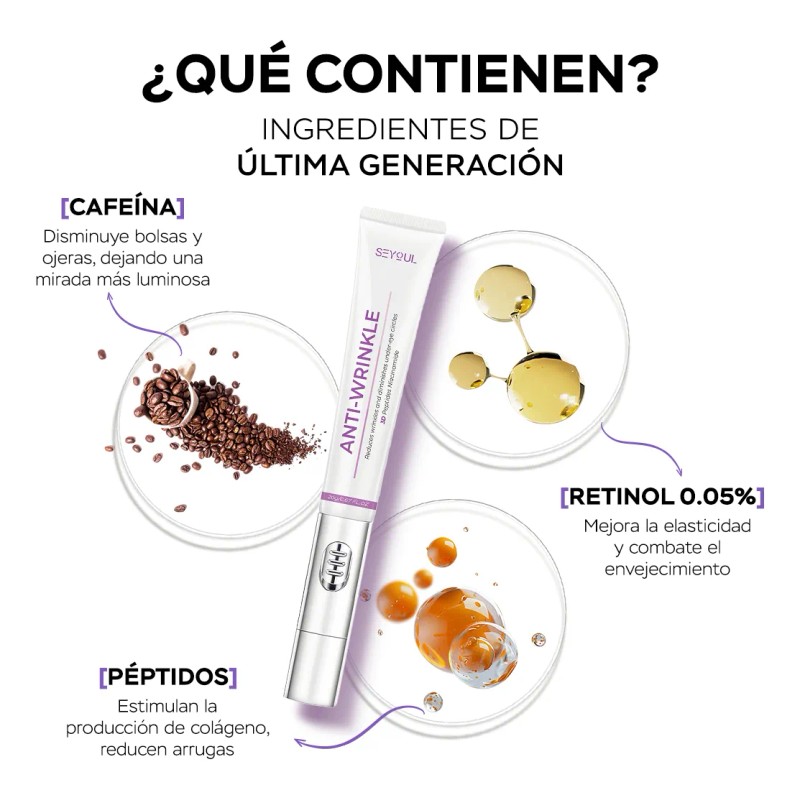 Seyoul™ Crema para Ojos Antiarrugas y Antiinflamatoria | Hidratación Profunda