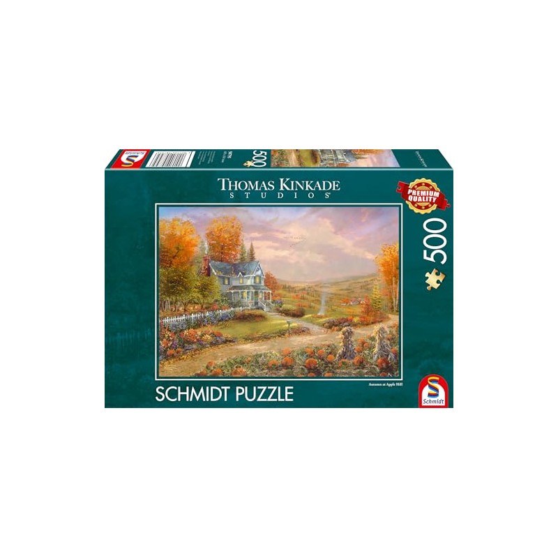 Schmidt Spiele 58795 Autumn in Apple Hill Thomas Kinkade Puzzle