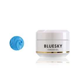 Bluesky UV Gel Emboss Carving Gel for Nail Art, Blue, 05, 8 ml (Requires Curing Under UV/LED Lamp)