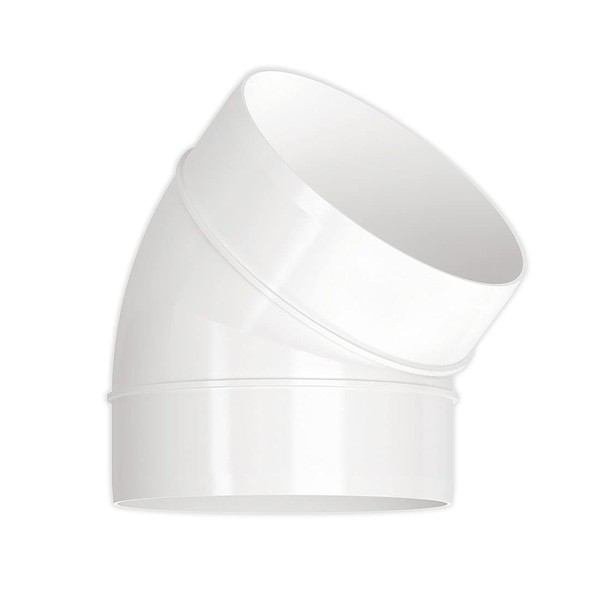 Fantronix 45 Degree Elbow Connector Bend 150mm - 6 inch