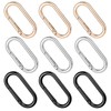 9Pcs Oval Spring Ring Clips, Metal Keyring Purse Strap Extender