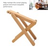 Guitar Foot Rest Adjustable Height 4 Position Foldable Solid Wood